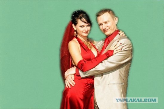 Романтический фон на свадебном фото