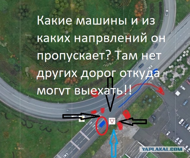 Проезд не стандартного кругового перекрестка. Опрос