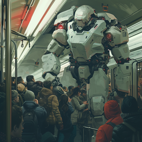 Метро в Токио в час пик