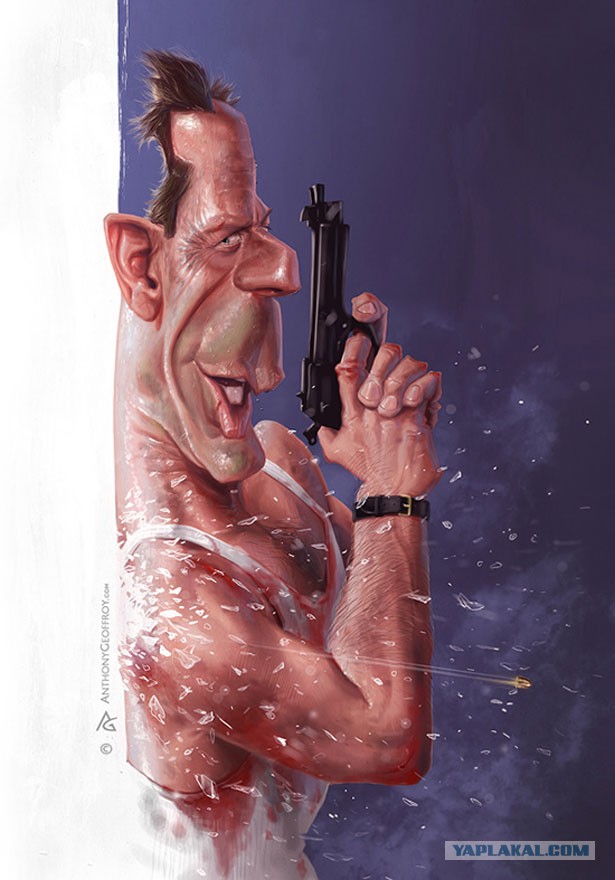 Шарж на артистов и политиков