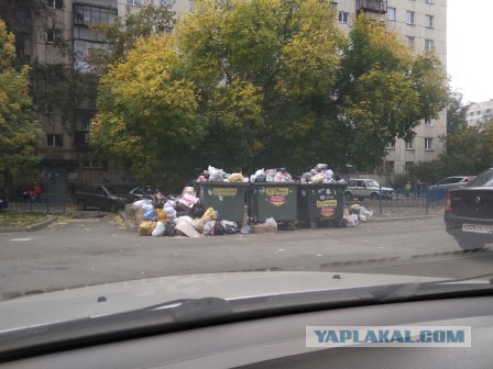 Челябинск завален мусором