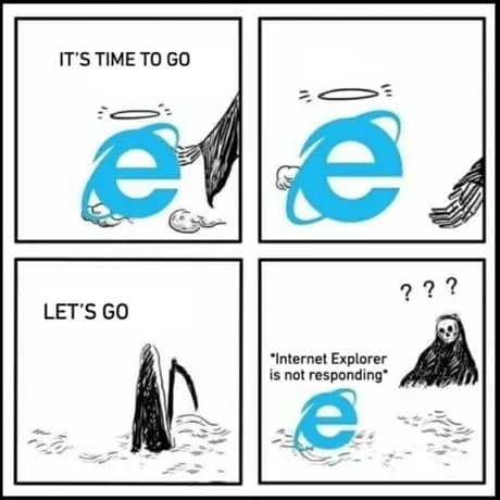Помянем internet explorer