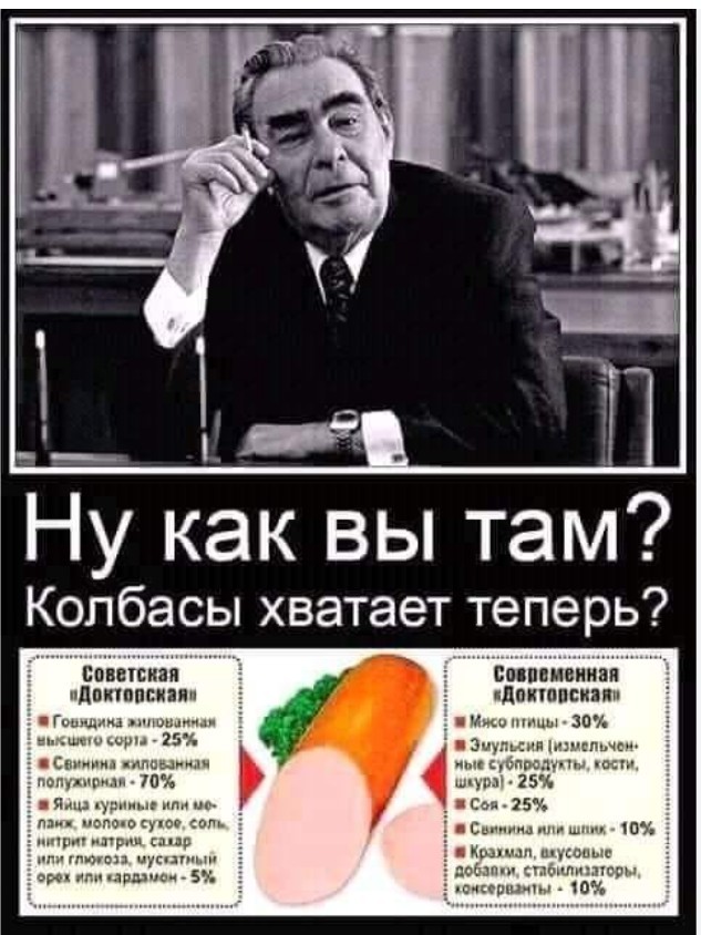 День рождения докторской колбасы. Ей исполнилось 90 лет.