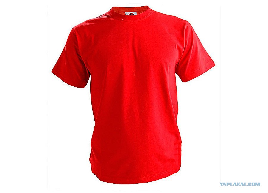 Красная Футболка Без Рисунка Купить