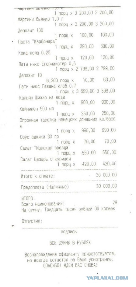 Обед на двоих в Красной поляне