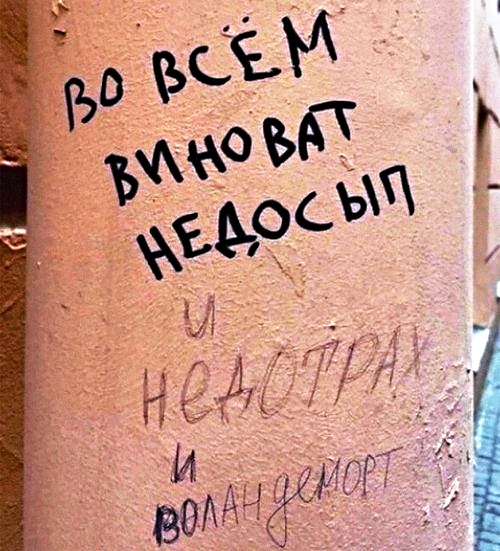 Асфальт, стены, заборы... Так пить или жить?