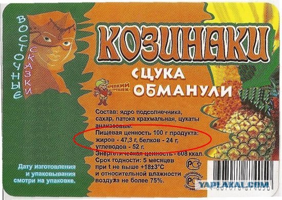 Перлы в этикетке