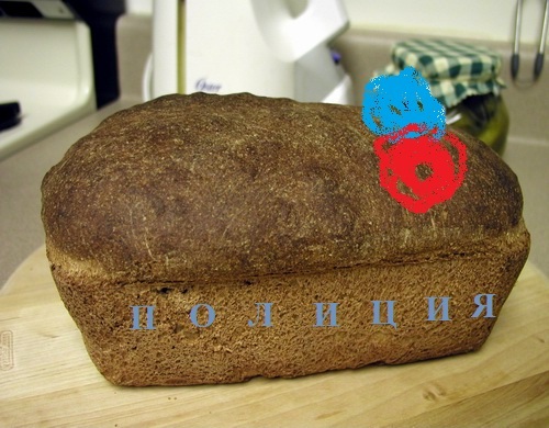 С мигалкой же, блеать!