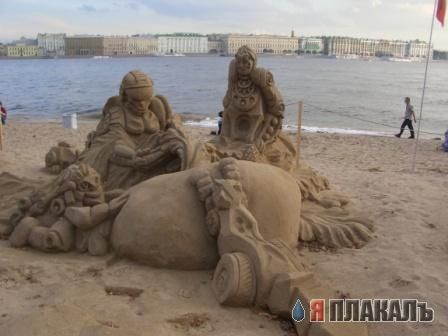 Скульптуры из песка. ПЕСОК, как материал