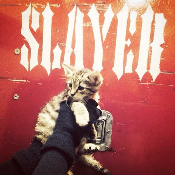 Группы Slayer, Testament и Carcass посетили приют бездомных животных Motley Zoo Animal Rescue