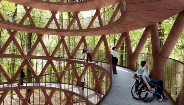 Архитектура: Проект спиральной башни для пеших прогулок
