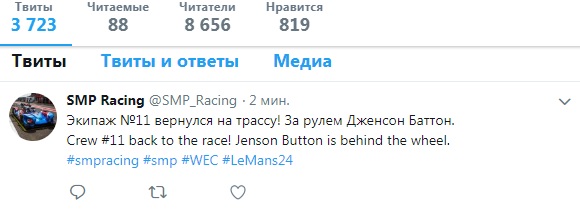 WEC: Стартовал марафон "24 часа Ле-Мана"