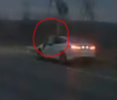 Авария на московской кольцевой с голливудскими спецэффектами