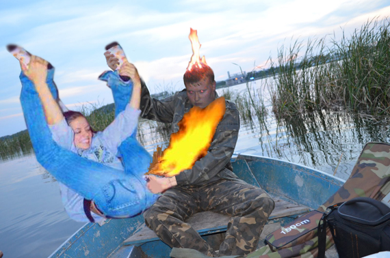 Фотожаба: Рыбаки без рыбы