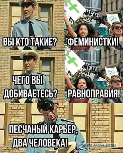 Помогите феминизму, кто чем может!