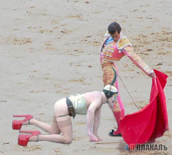 Фотожаба: человек-щетка