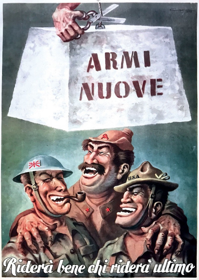 Итальянские пропагандистские плакаты времен Второй мировой войны