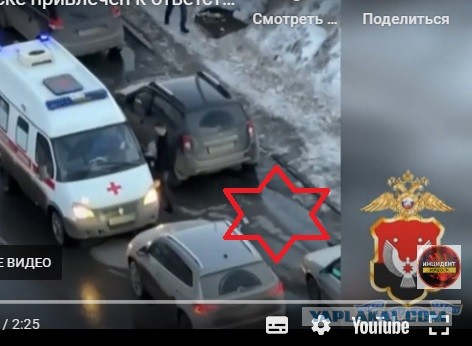 В Ижевске привлечён к ответственности водитель не пропустивший скорую.