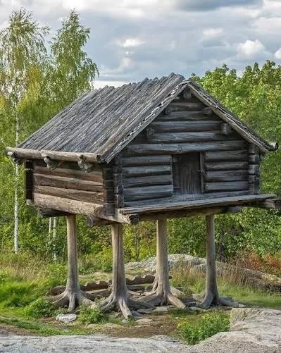 Дом в стиле Бабы Яги в Москве