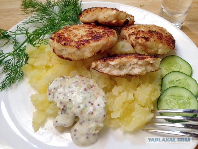 Котлеты из кальмара