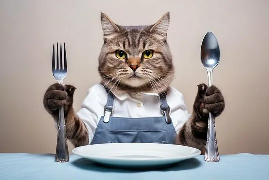 А ты покормил котика?