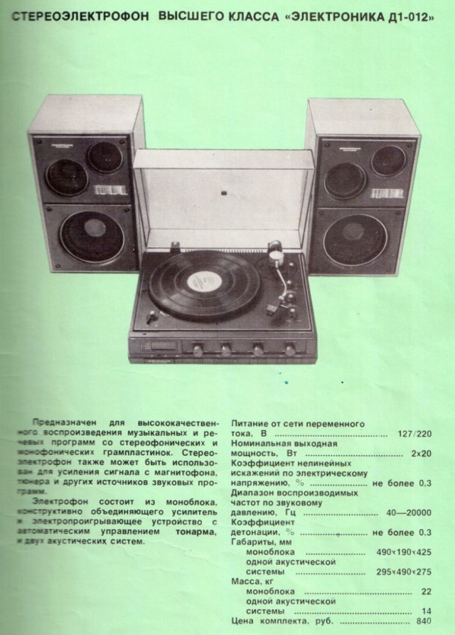 Советский каталог электроники начала 1980-х.
