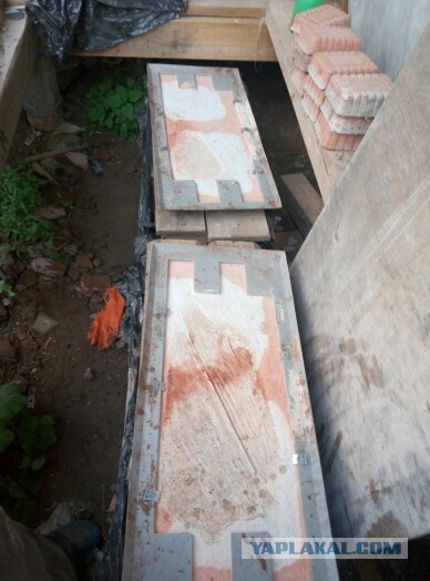 В продолжение темы о бане. Изготовление фасадной плитки свои­ми руками.