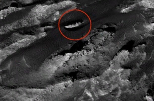 На Марсе обнаружен военный корабль