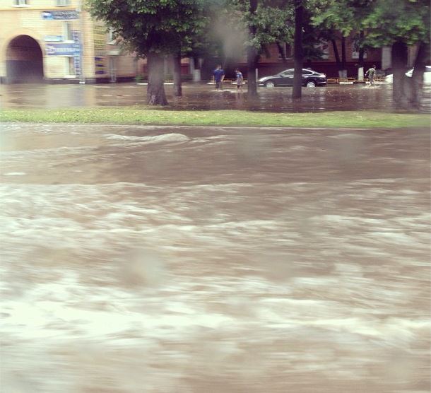 Потоп в Москве (30.06.2013)