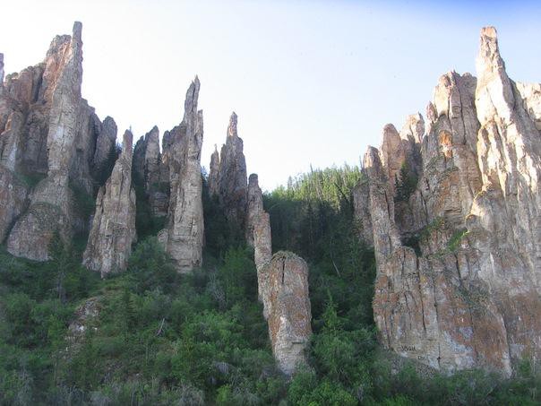 Река Лена. На самодельном плоту