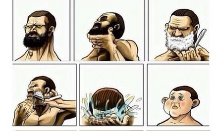 Без усов и бороды