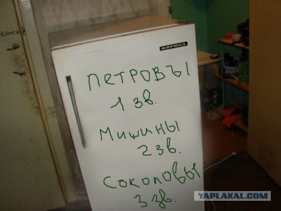 Холодильник в общаге