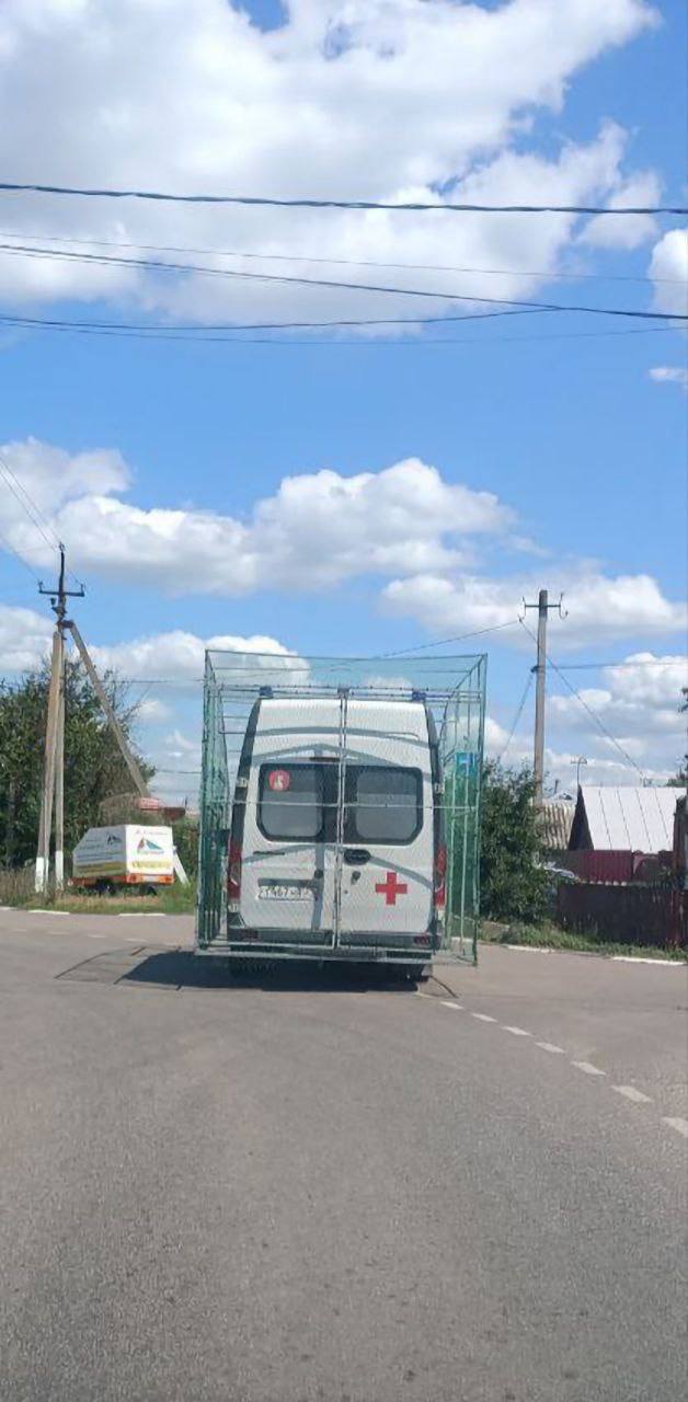 Мангалы, теперь и на машинах скорой в Белгородской области