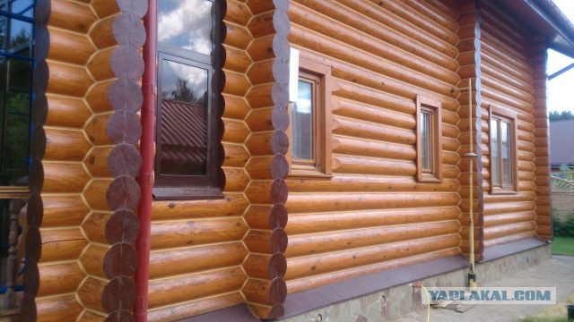Строительство рубленной бани из кедра