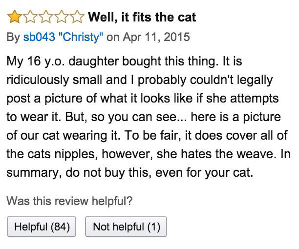 Не покупайте это даже для своей кошки!