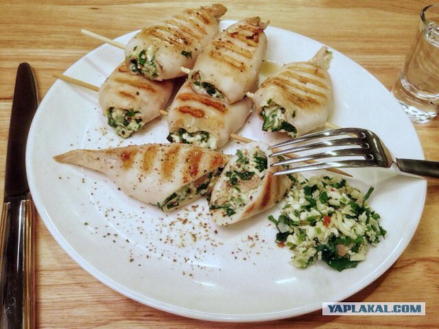 Праздничные кальмары