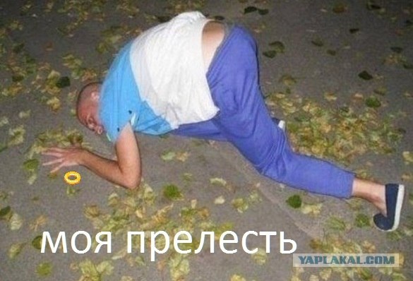 Фотожаба: ...как будто он не пьяный