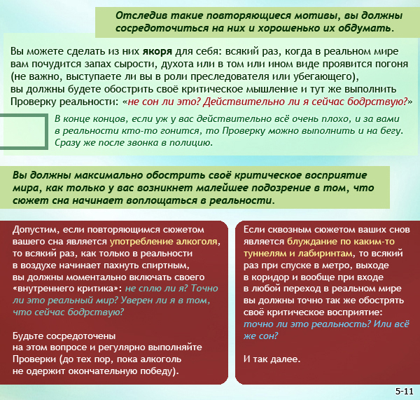 Тренинг по осознанным сновидениям (ч. 1).