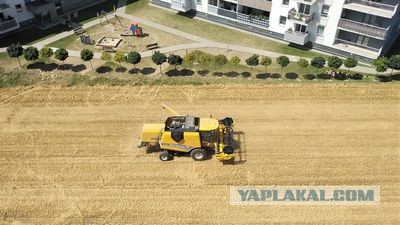 Отличный вид из новостройки! Или упрямый польский фермер