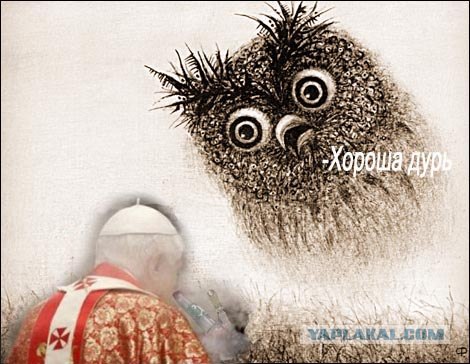 Фотожаба: А папа курит!