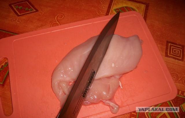 Курица под сырной подушкой