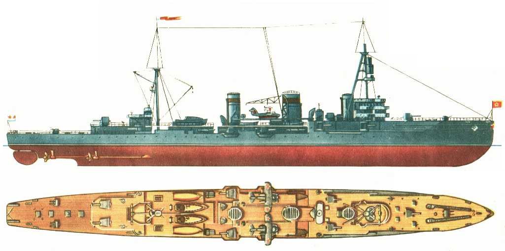 Крейсер красный крым чертежи