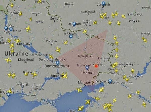 На Украине рухнул Боинг-777 малайзийских авиалиний
