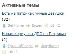 Новая кормушка  ДПС на Патриках
