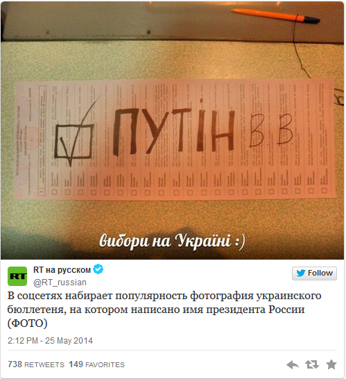 Выборы в Украине. Самые честные!