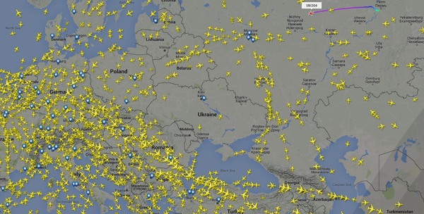Киев оштрафовал российские авиакомпании за полеты в Крым