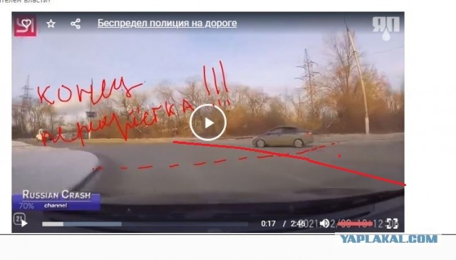 Беспредел полицейского на дороге в Магнитогорске