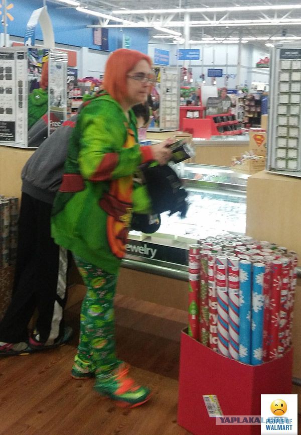 Экстравагантные покупатели Walmart