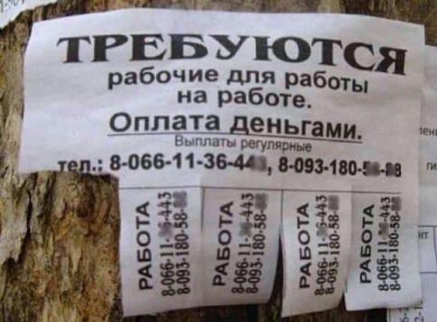 Лучше сидеть дома, чем работать за копейки, занимаясь непонятно чем