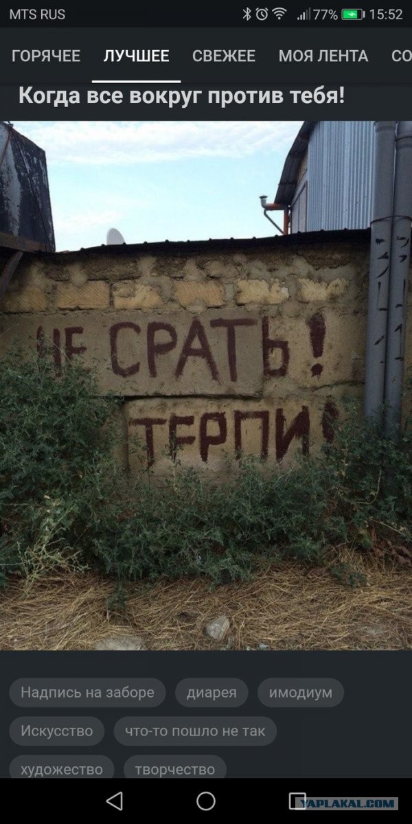 Как поступать с гаражными ссыкунами?